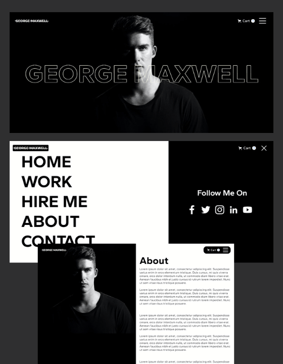 George Maxwell - Portfolio HTML5 Responsive Website Template