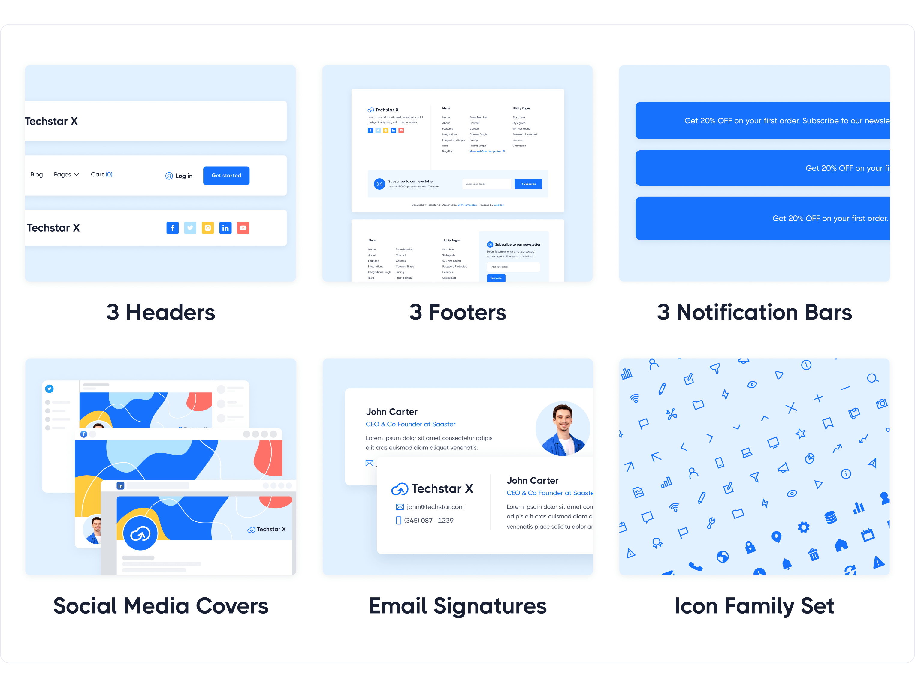 Techstar X - SaaS HTML5 Responsive Website Template