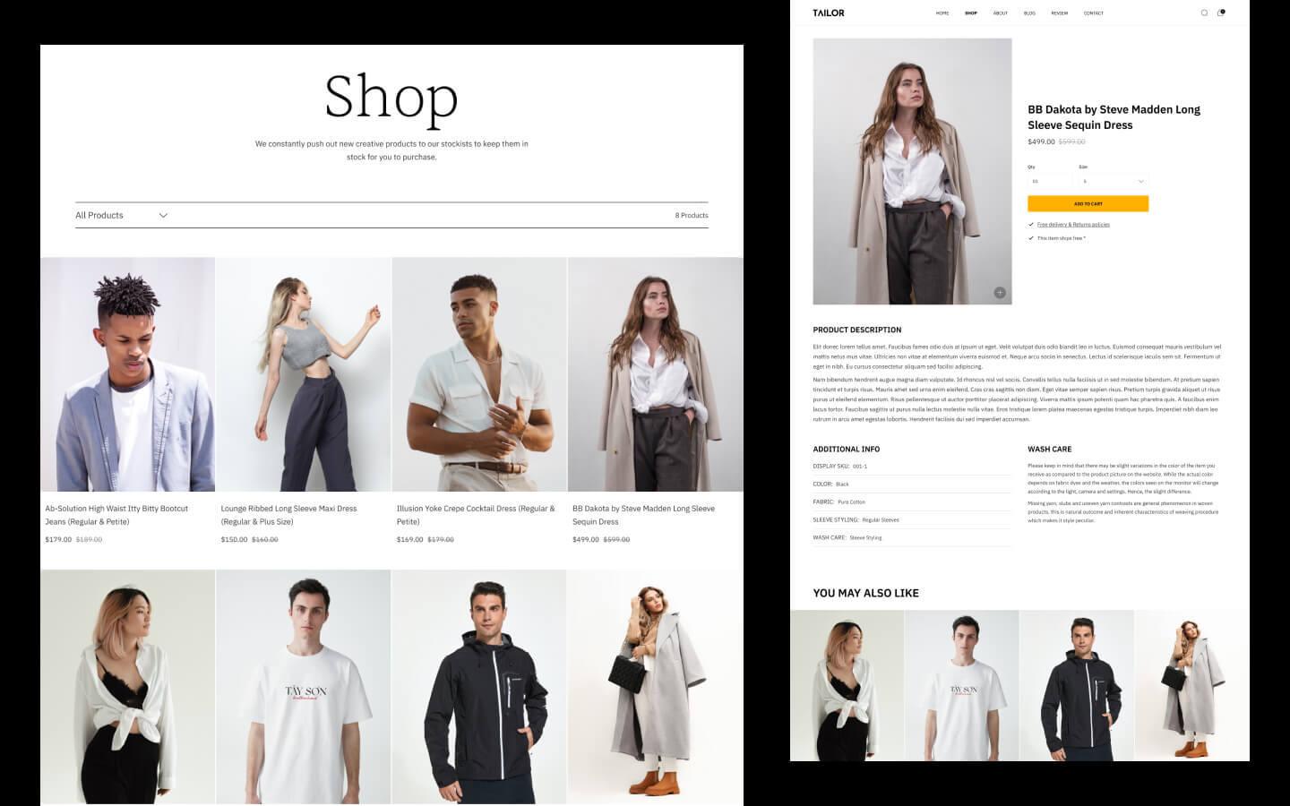 Tailor - Retail HTML5 Responsive Website Template