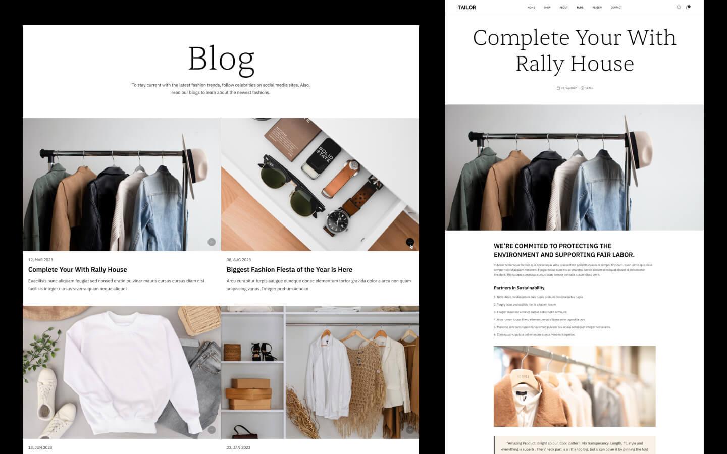 Tailor - Retail HTML5 Responsive Website Template