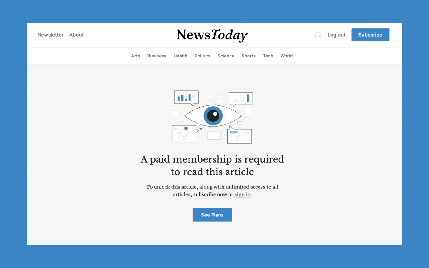 Journalism - News HTML5 Responsive Website Template