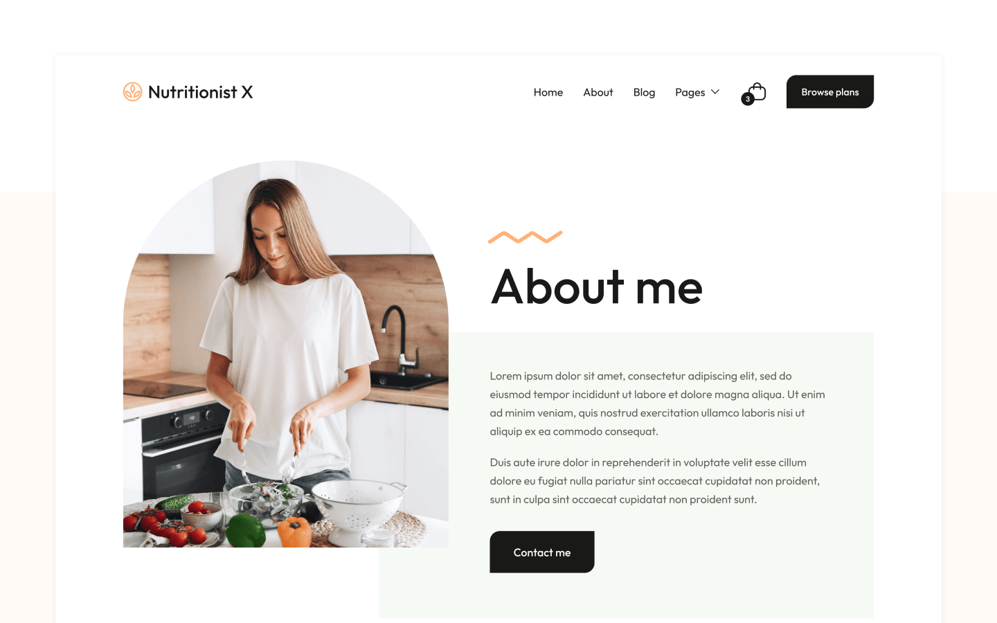 Nutritionist X Coaching HTML5 Responsive Website Template