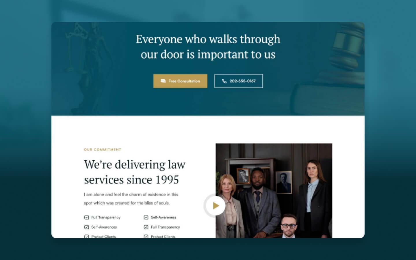 Guardian Law Firm HTML5 Responsive site Template