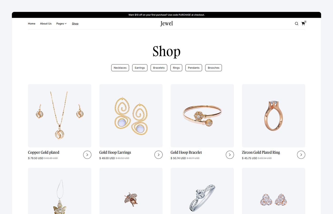 Jewel - Jewelry HTML5 Responsive Website Template
