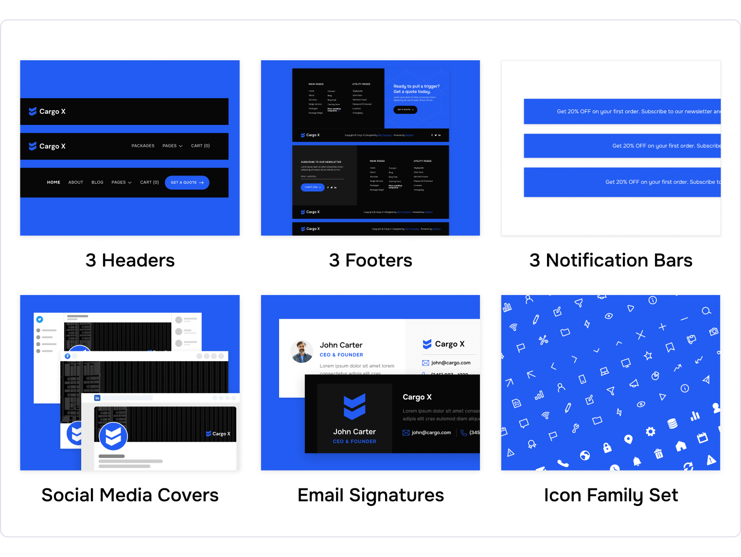 Cargo Freight Webflow Template Benefits