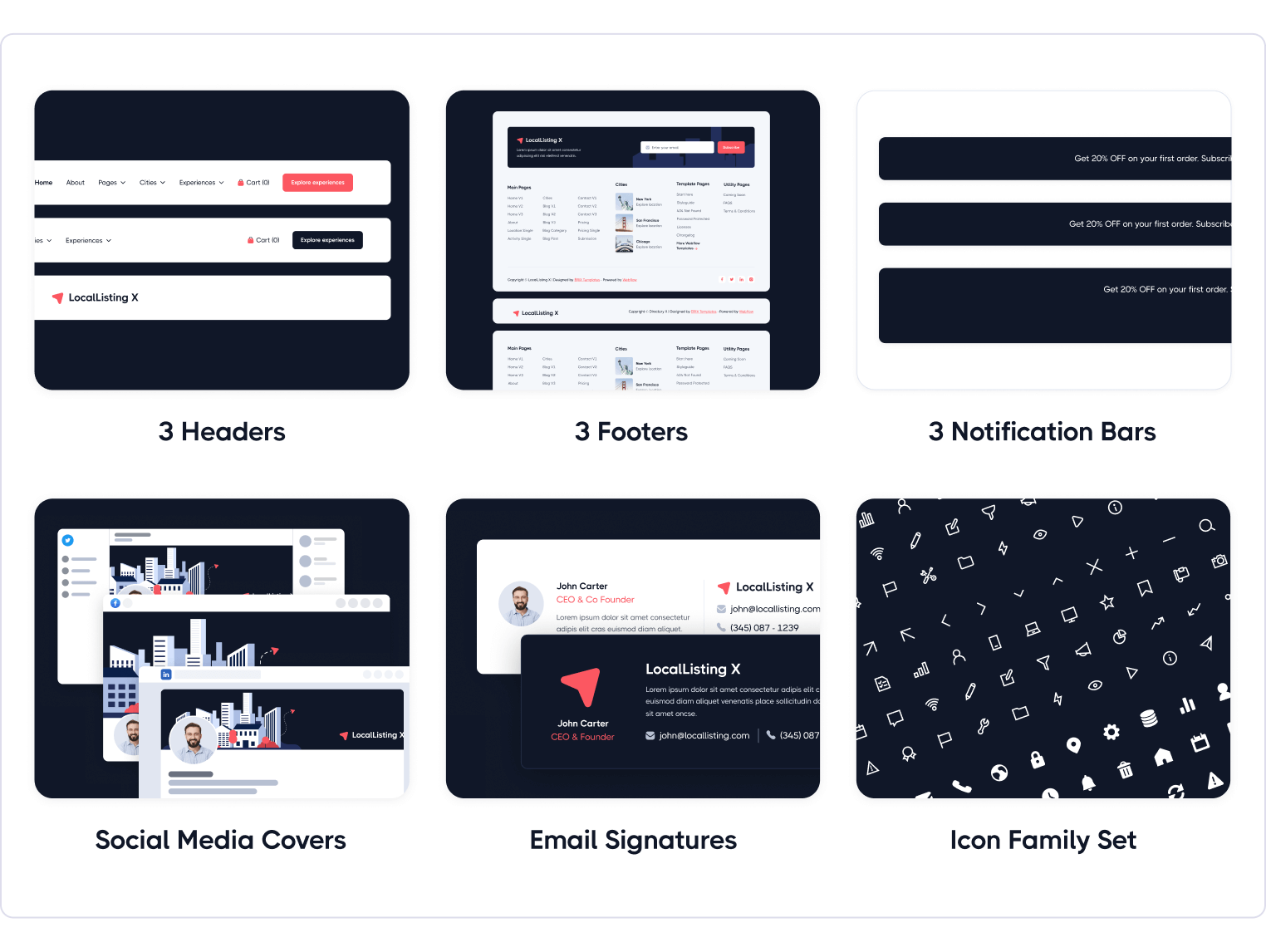 LocalListing Listing Directory Webflow Template Benefits