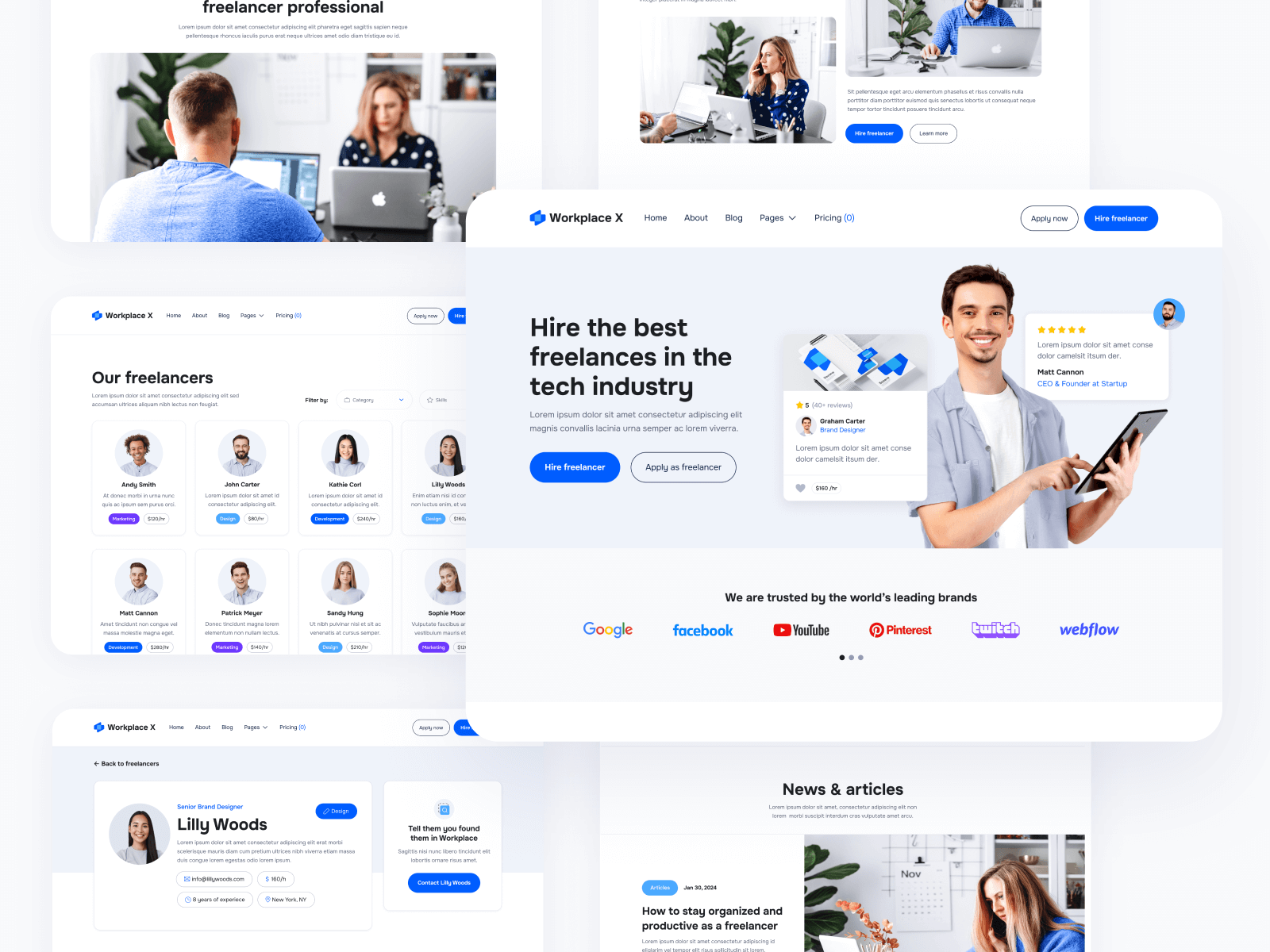 Marketplace Webflow Theme