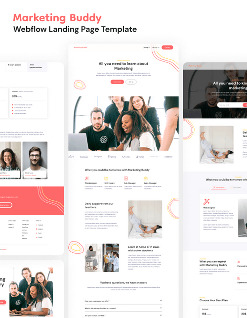 Marketing Website Templates & Examples | Download on Webflow