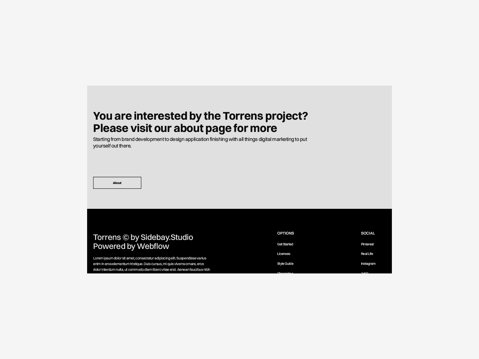 Torrens - Agency HTML5 Responsive Website Template