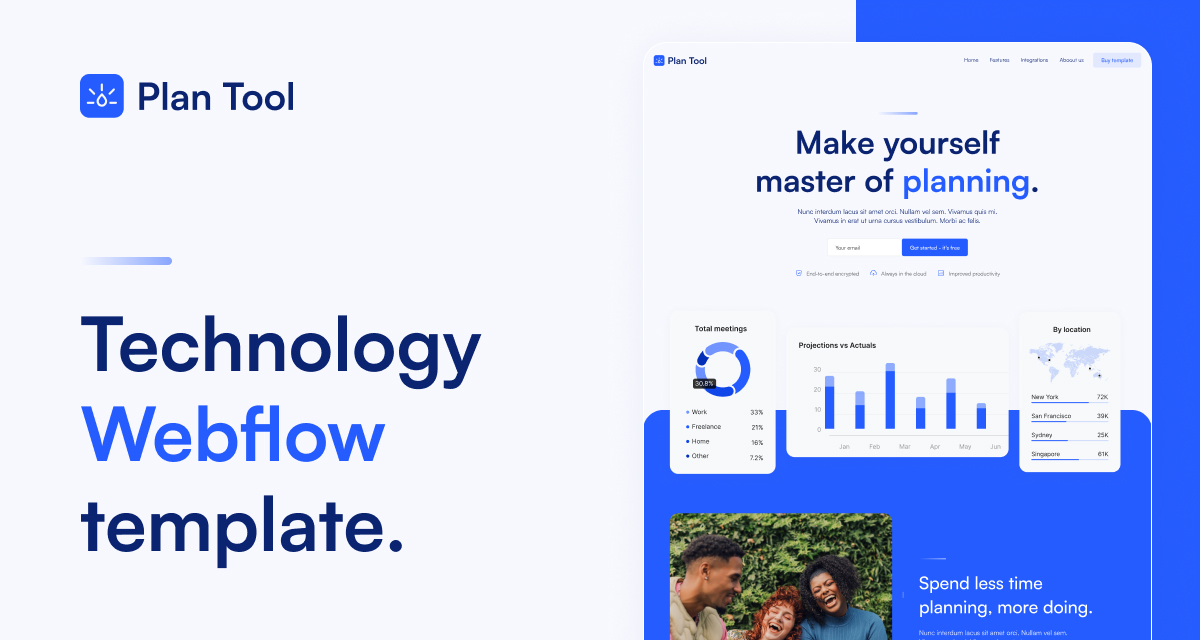 Plan Tool App HTML5 Responsive Website Template