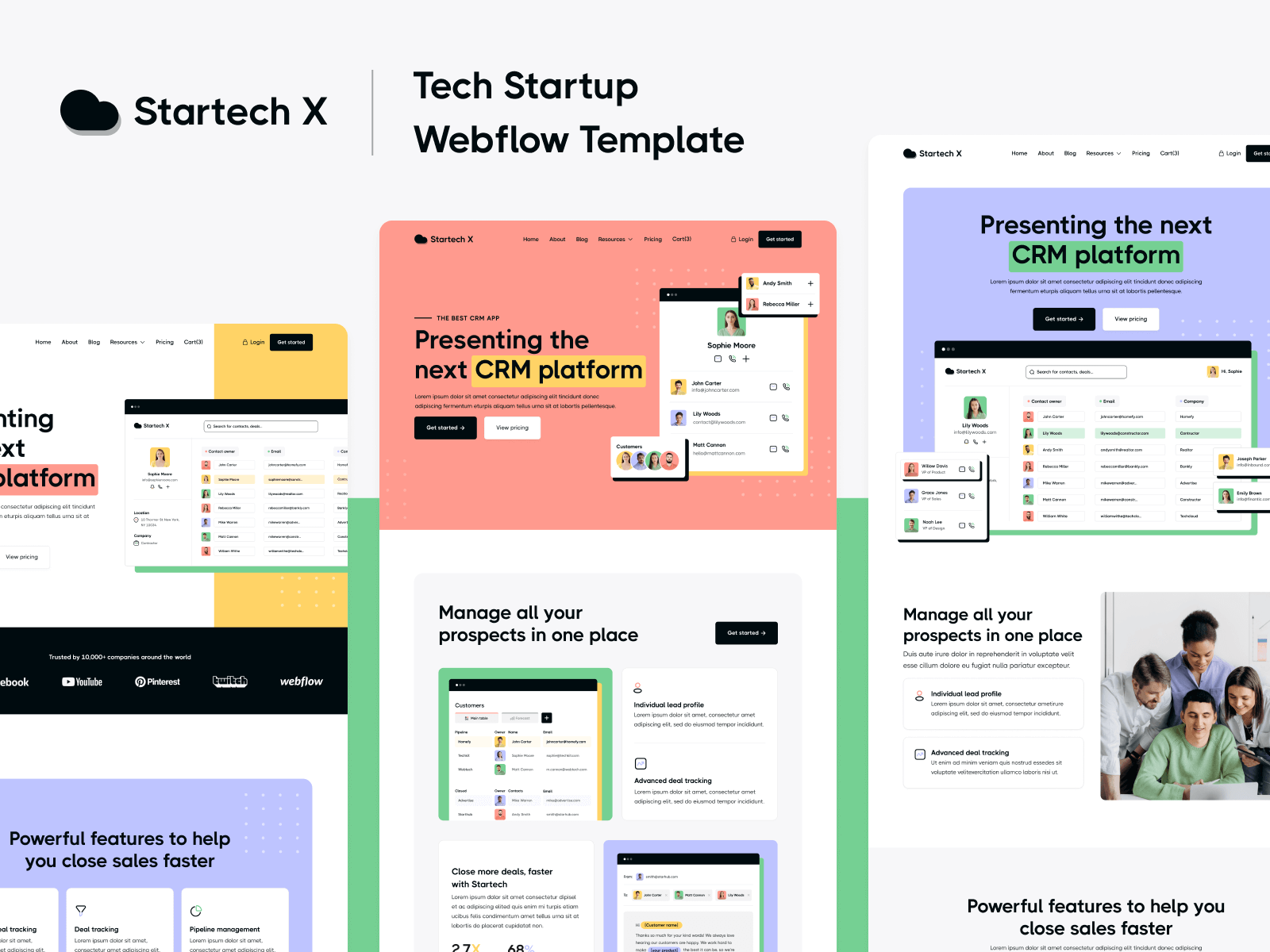 Tech Startup Webflow Template