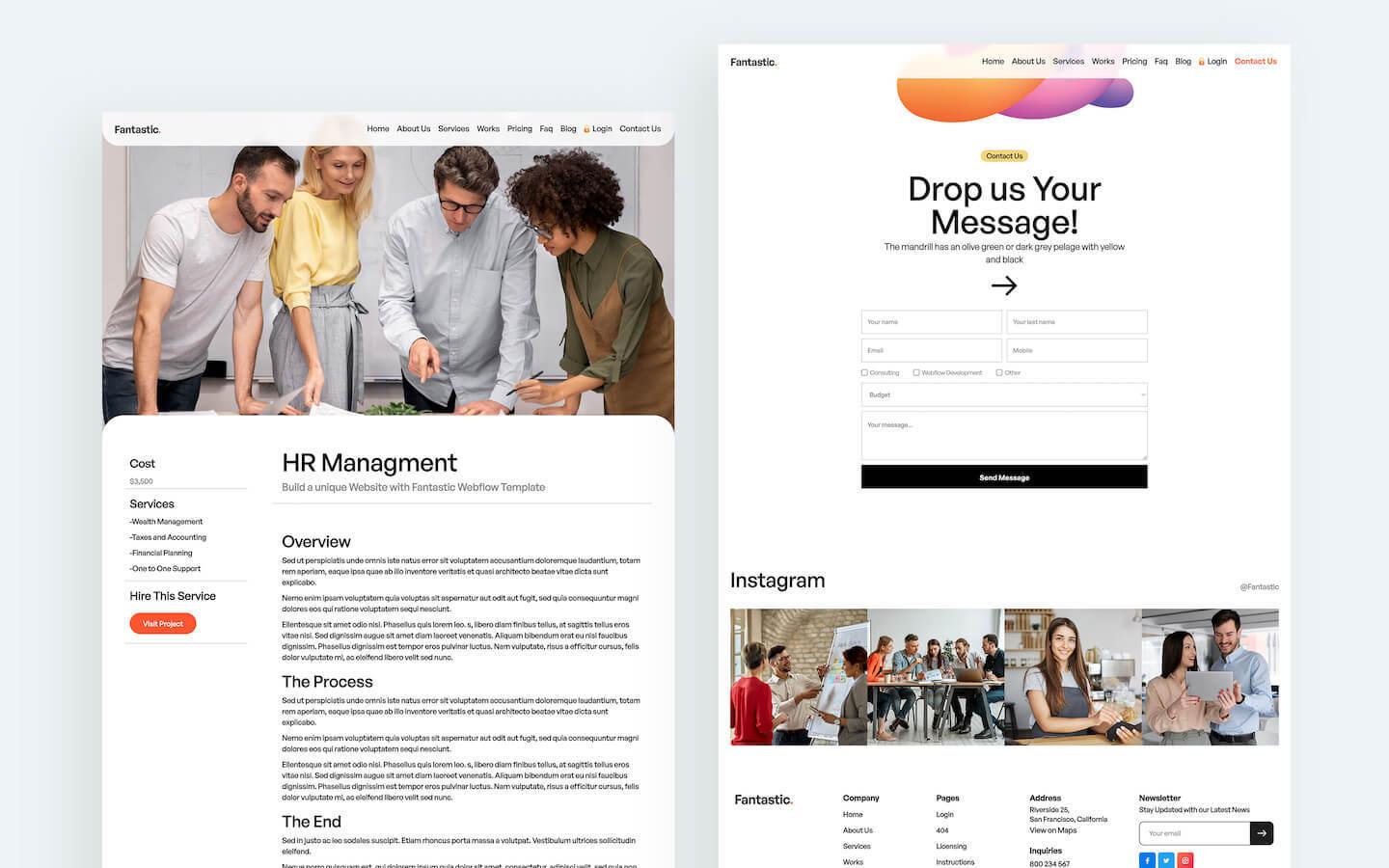 Fantastic Consulting HTML5 Responsive Website Template