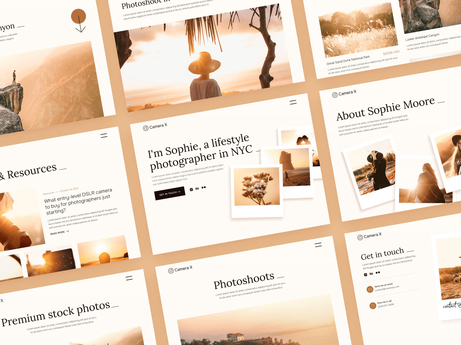 Camera X - Photography HTML5 Responsive Website Template