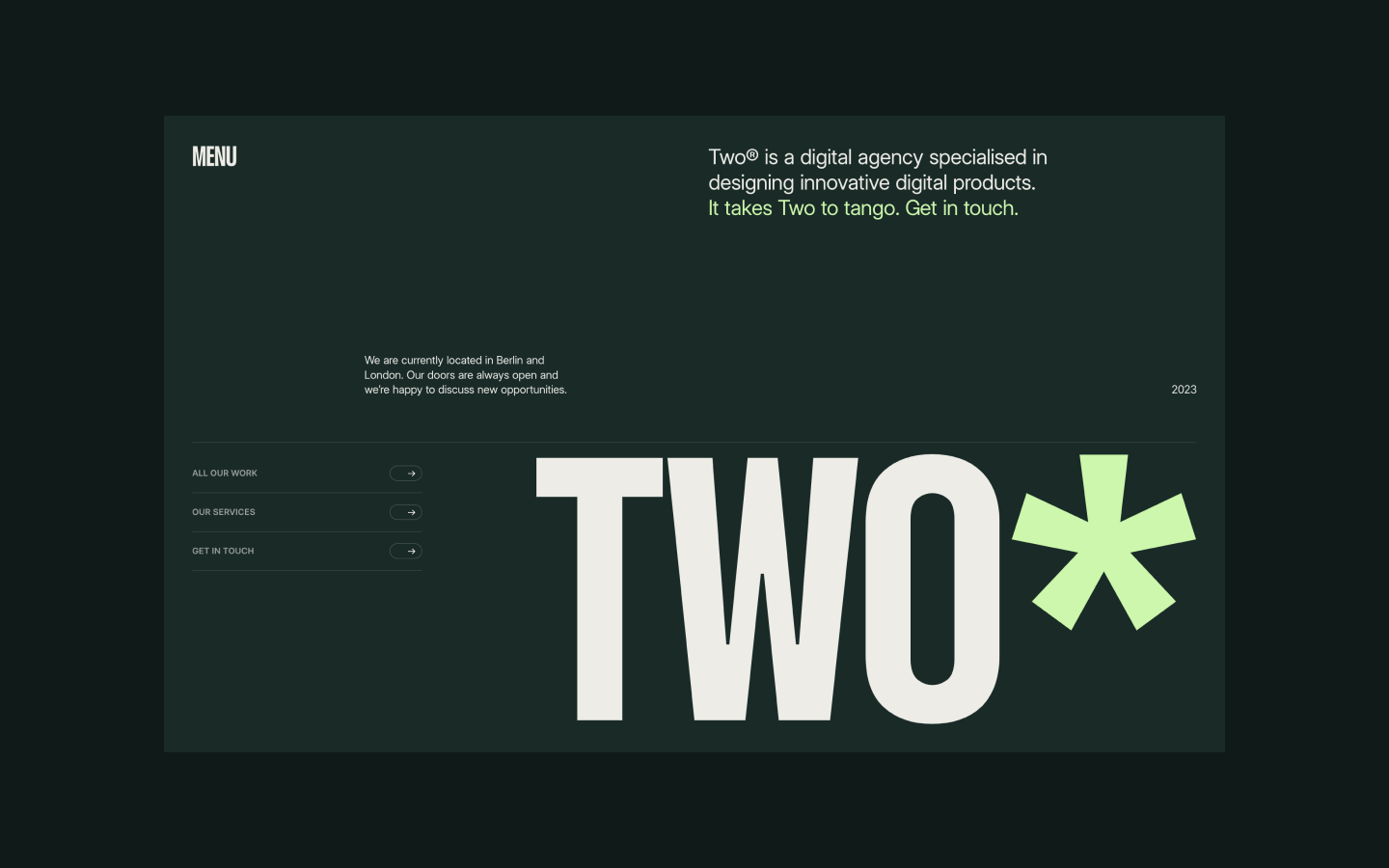 Two - Agency HTML5 Responsive Website Template