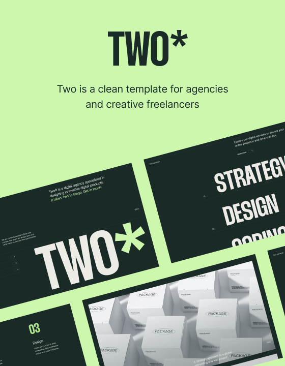 Two - Agency HTML5 Responsive Website Template