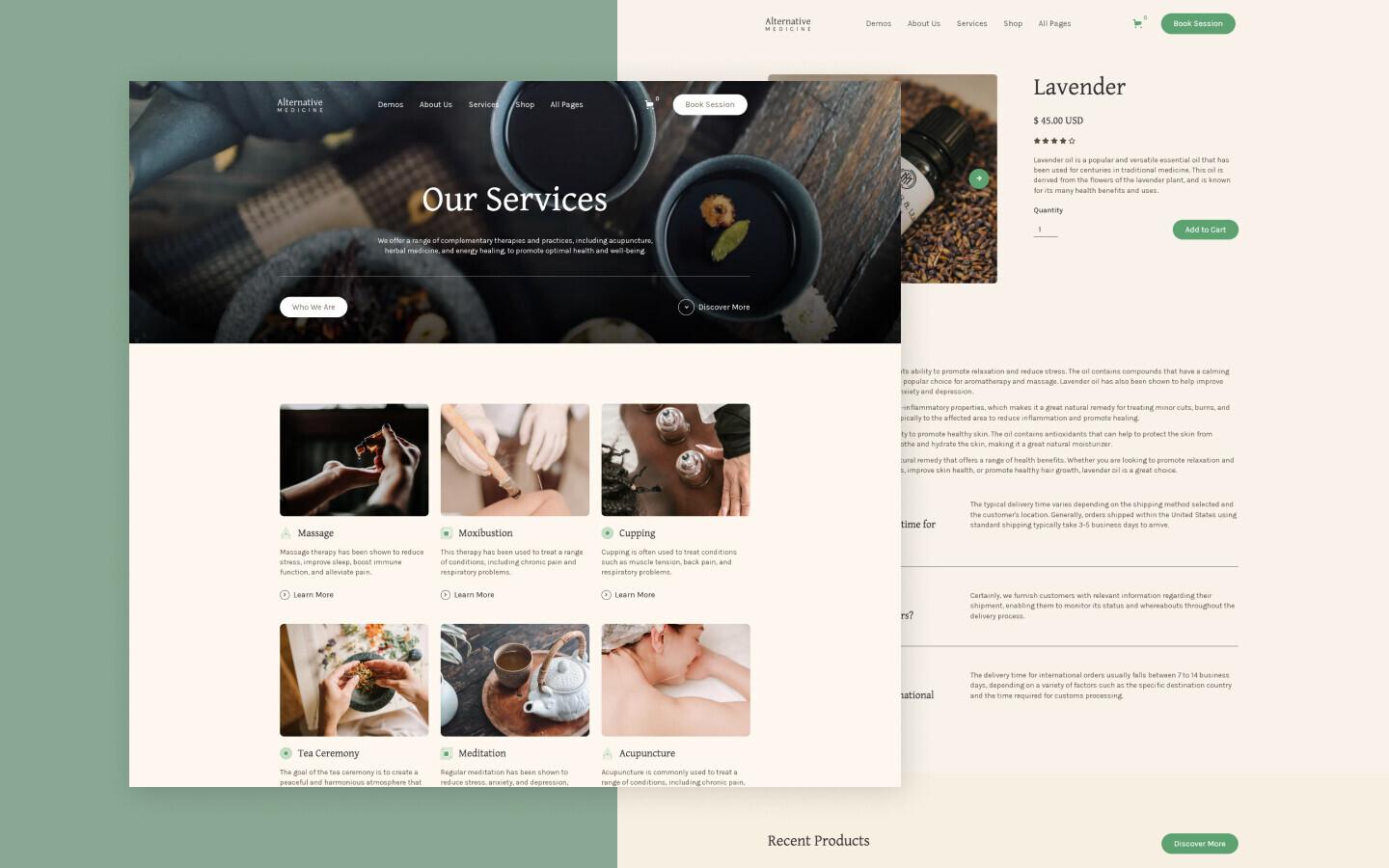 Alternative Medicine Health HTML5 Responsive site Template