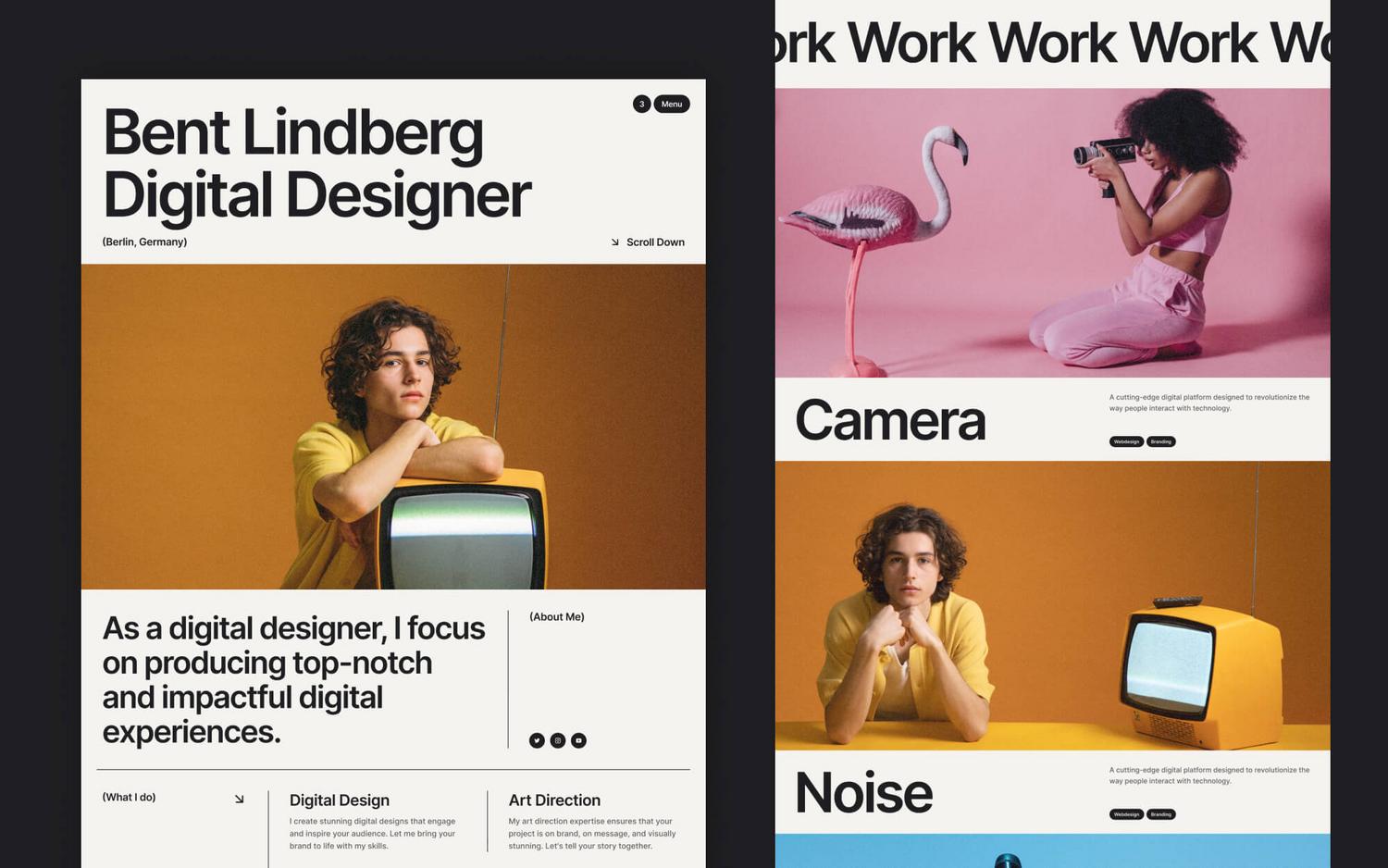 Bent - Portfolio HTML5 Responsive Website Template