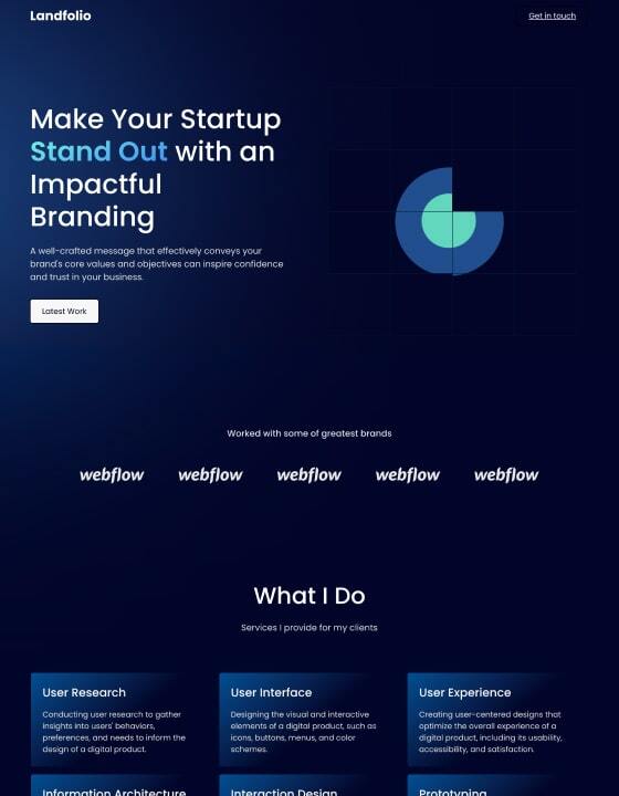Landfolio - Portfolio HTML5 Responsive Website Template