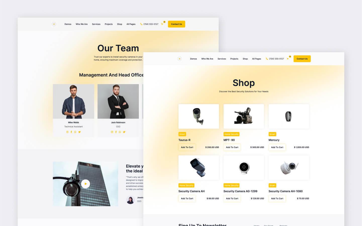 Security - Business HTML5 Responsive Website Template