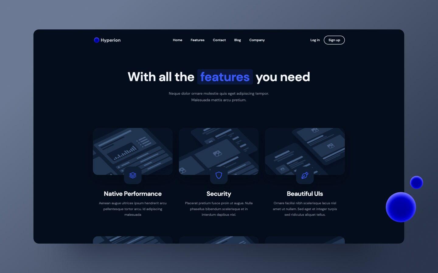 Hyperion Ecommerce - Startup HTML5 Responsive Website Template