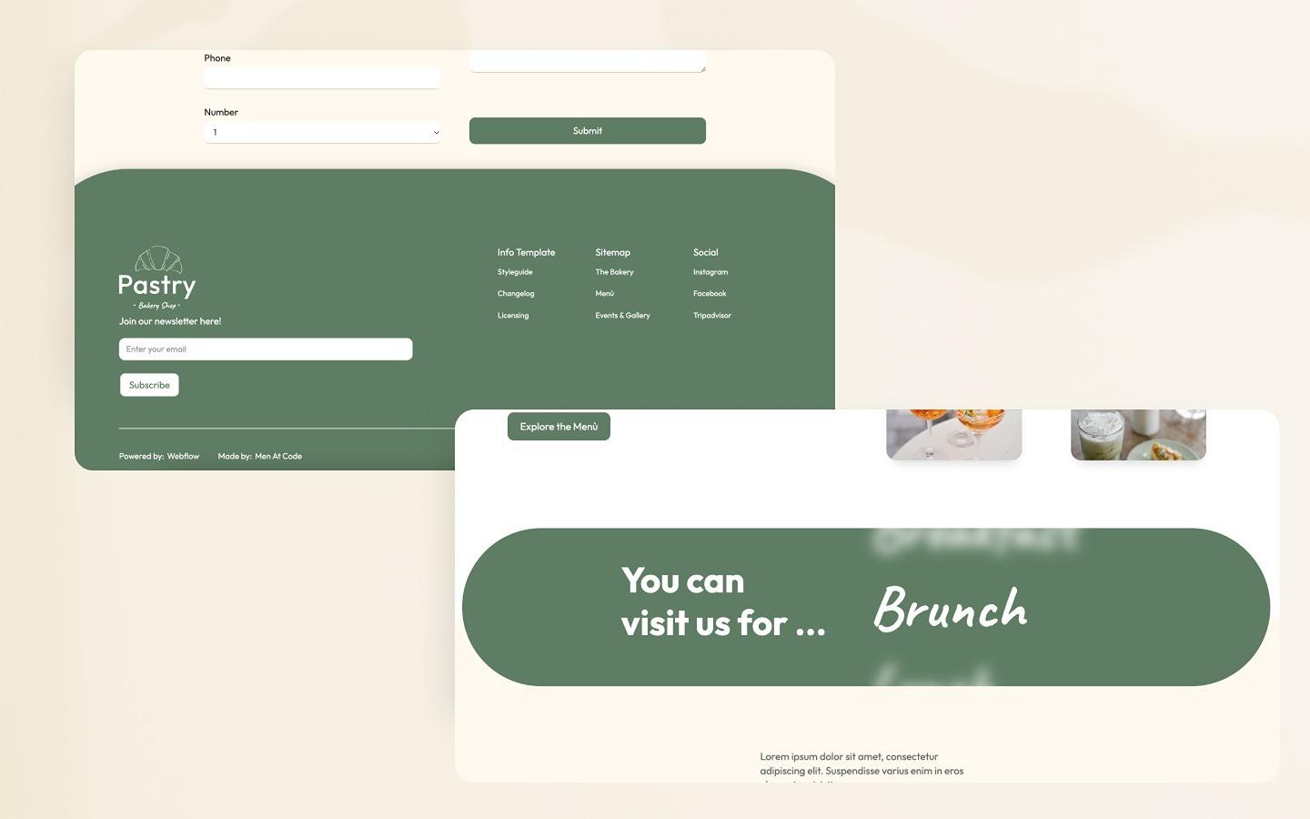 Pastry - Cafe HTML5 Responsive Website Template