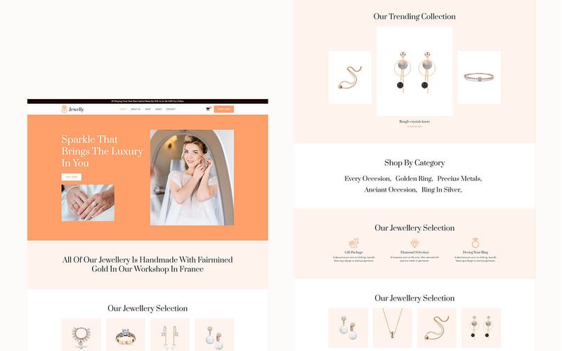 Jewelly - Jewelry HTML5 Responsive Website Template