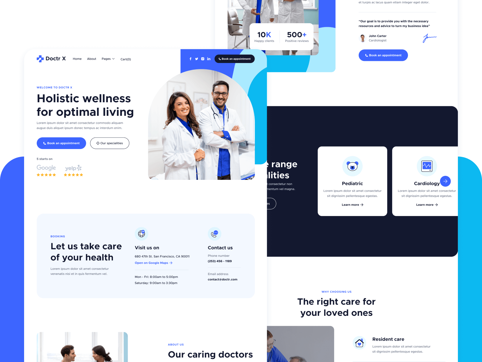 Doctr X - Doctor HTML5 Responsive Website Template