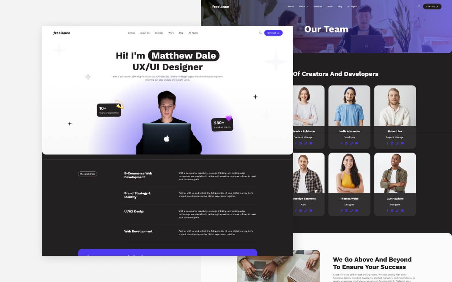 Freelance 128 - Agency HTML5 Responsive Website Template