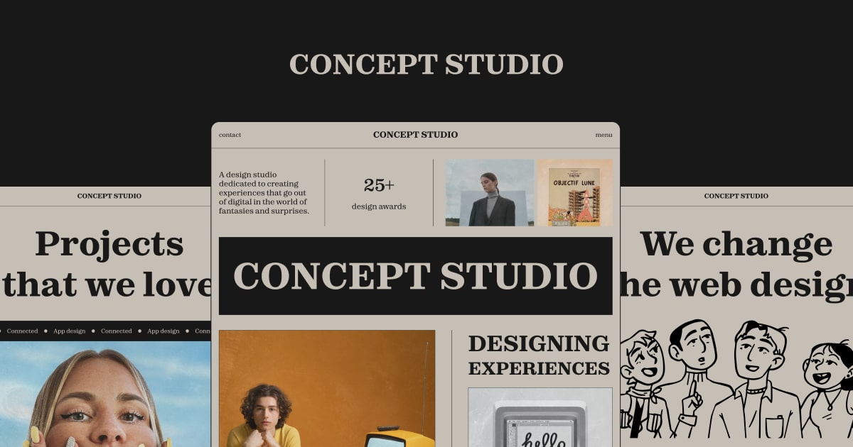 Concept Studio - Agency HTML5 Responsive Website Template