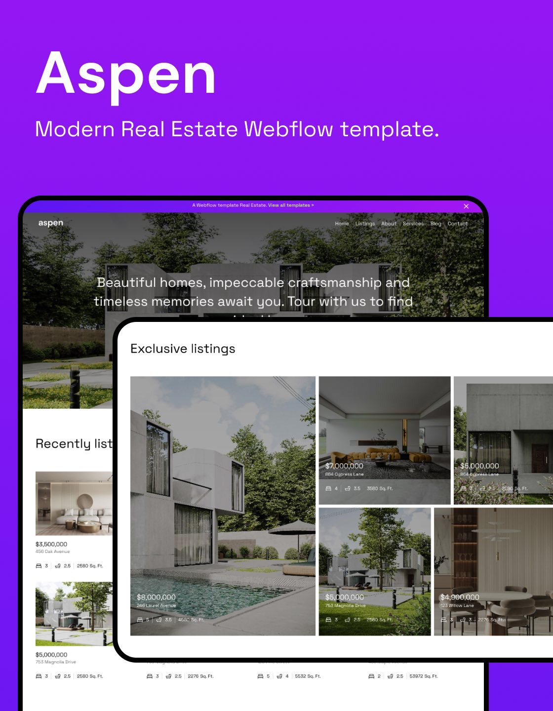 Aspen Real Estate HTML5 Responsive site Template