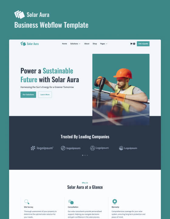 Solar Aura by Salmon Pixel - Uncategorized design asset by webflow