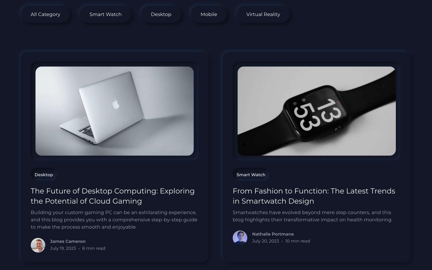 Tech Bloq - Blog HTML5 Responsive Website Template