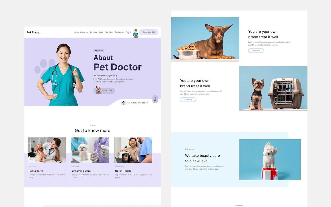 Pet Place - Veterinary HTML5 Responsive Website Template
