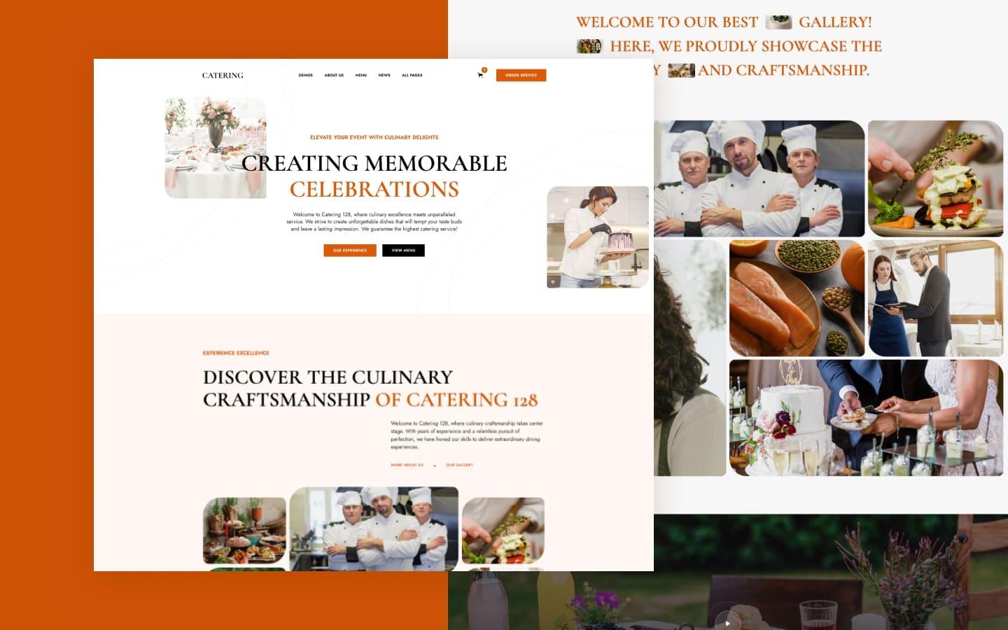 Catering 128 - Food HTML5 Responsive Website Template