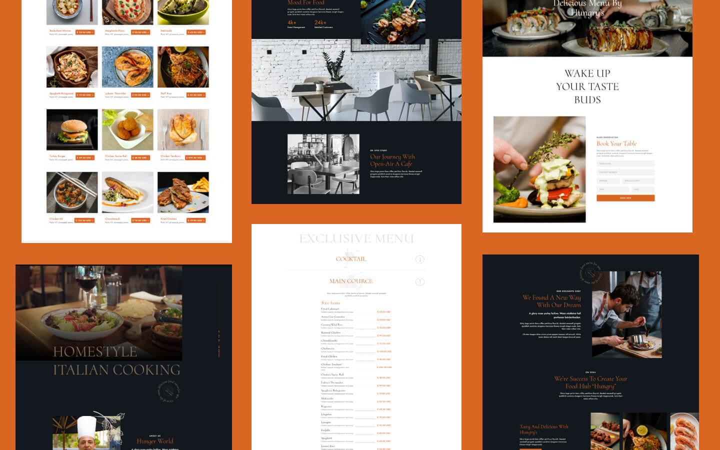 Hungry - Restaurant HTML5 Responsive Website Template