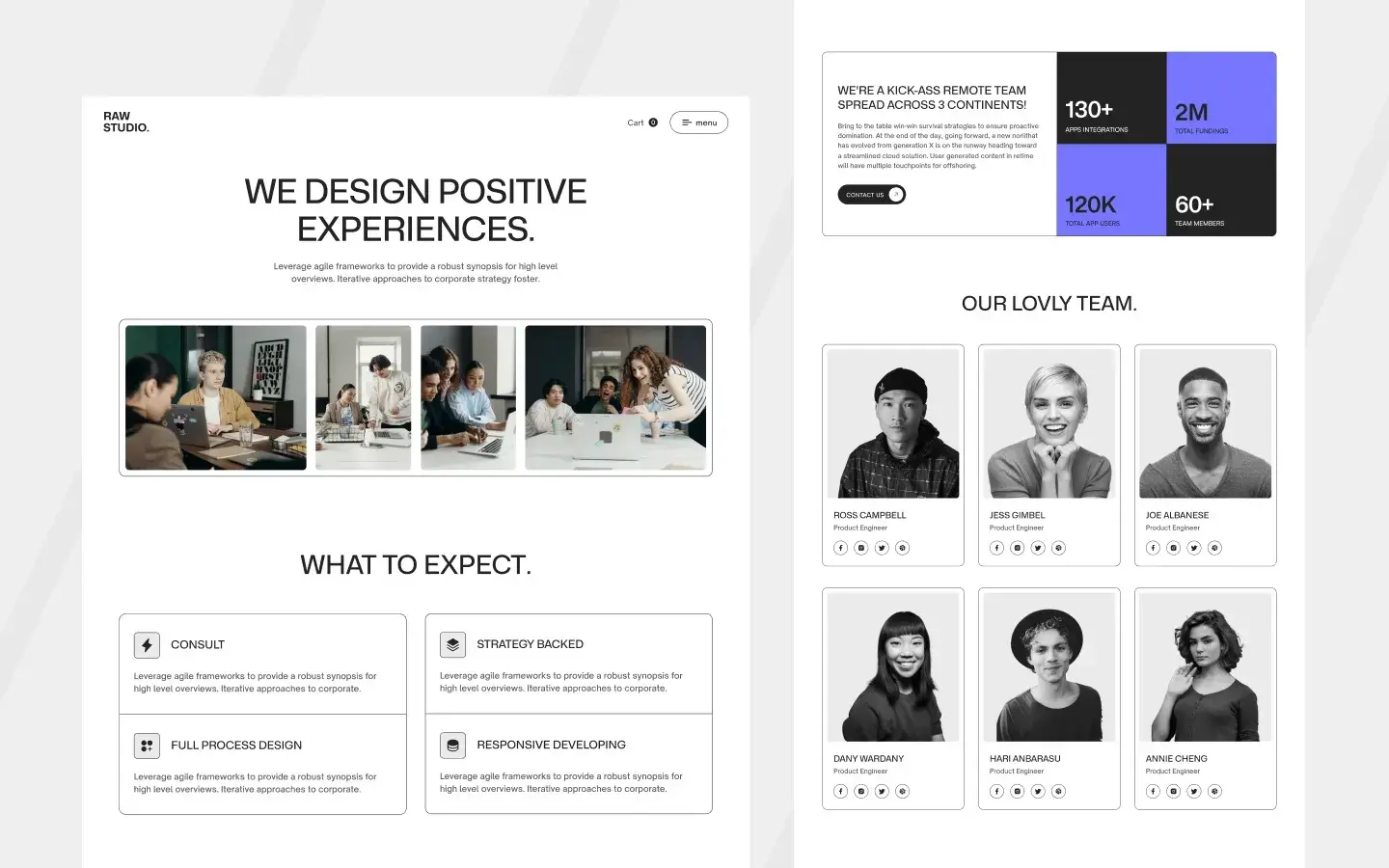 Raw-Studio - Agency HTML5 Responsive Website Template