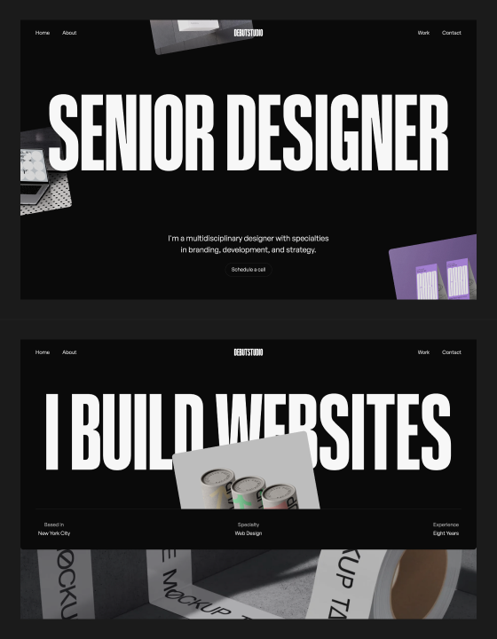 Debut Studio Portfolio HTML5 Responsive Website Template