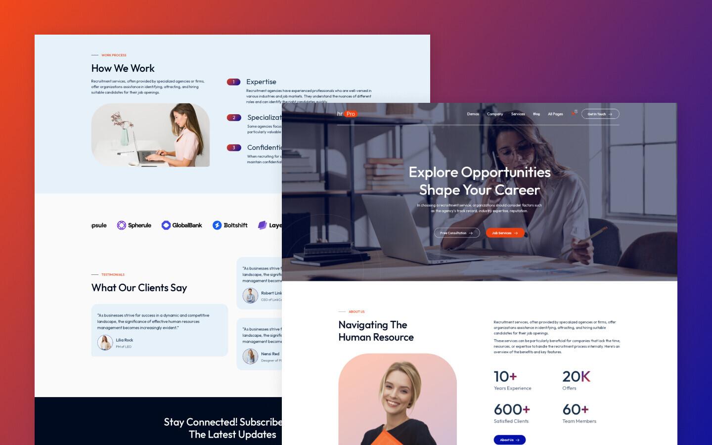 HrPro - Recruitment HTML5 Responsive Website Template