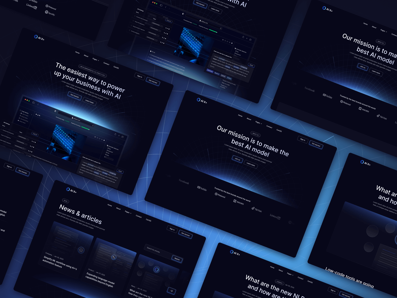 AI X+ - Technology HTML5 Responsive Website Template