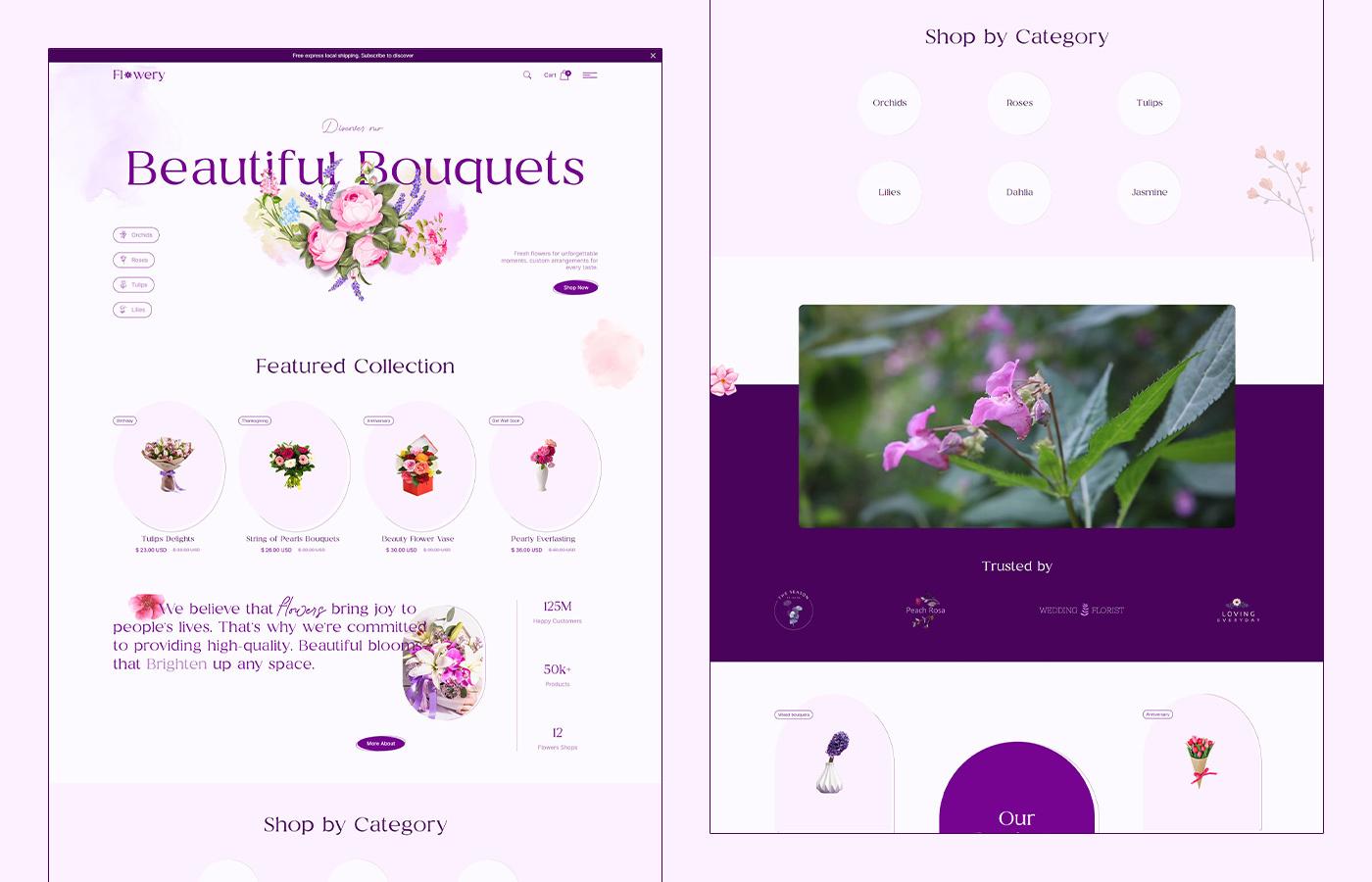 Flowery - Florist HTML5 Responsive Website Template