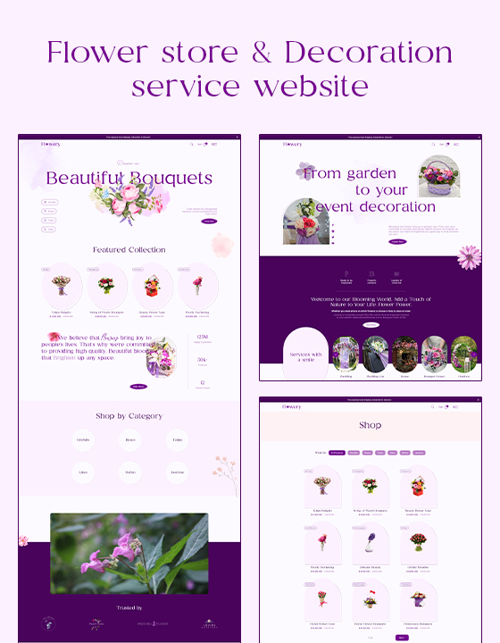 Flowery - Florist HTML5 Responsive Website Template