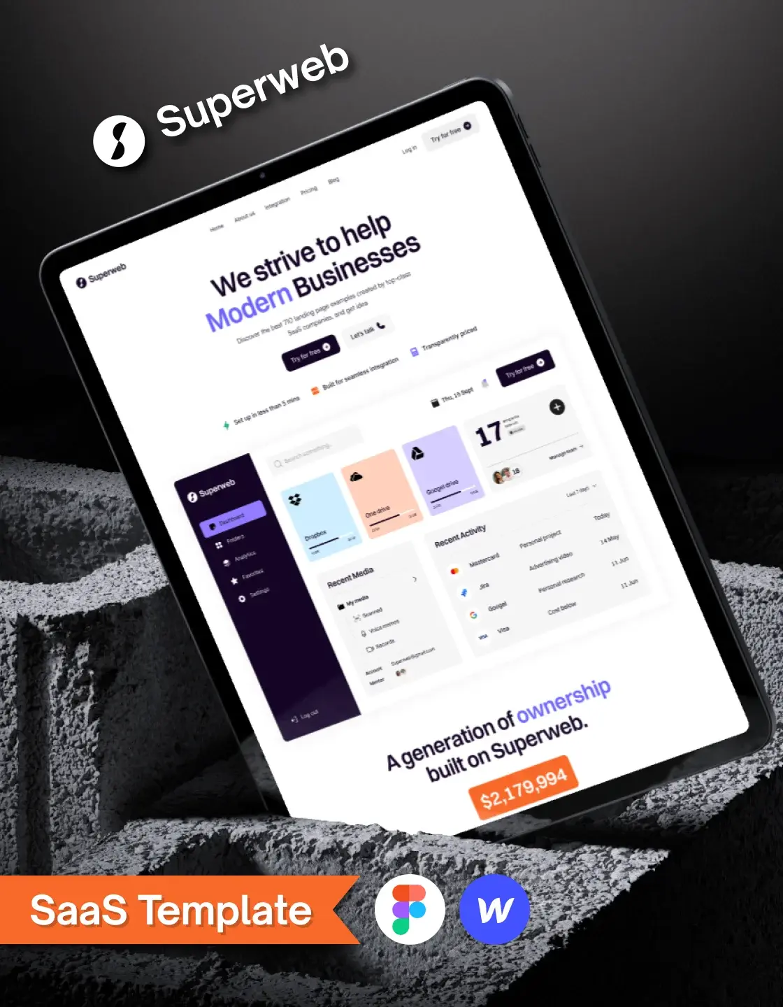 Superweb - SaaS HTML5 Responsive Website Template