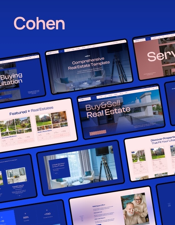 Cohen Real Estate HTML5 Responsive site Template
