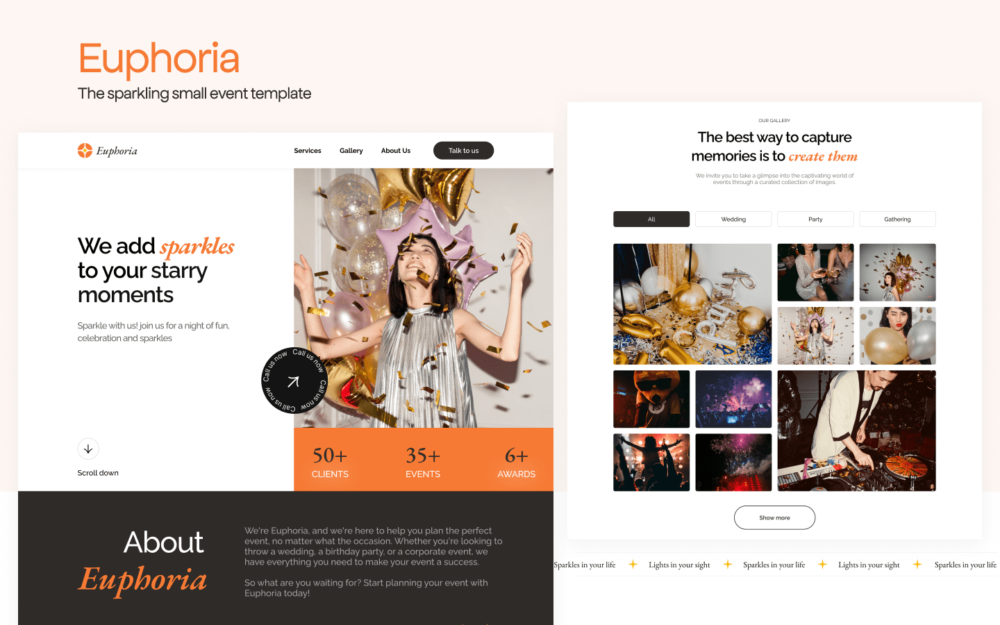 Euphoria Event HTML5 Responsive Website Template