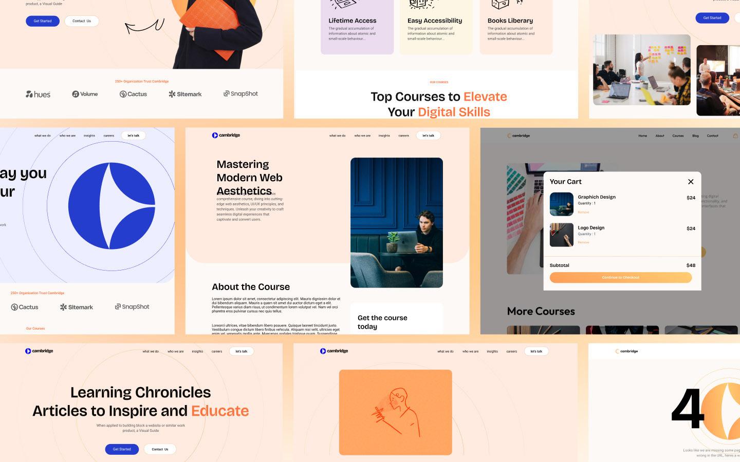 Cambridge Courses - University HTML5 Responsive Website Template