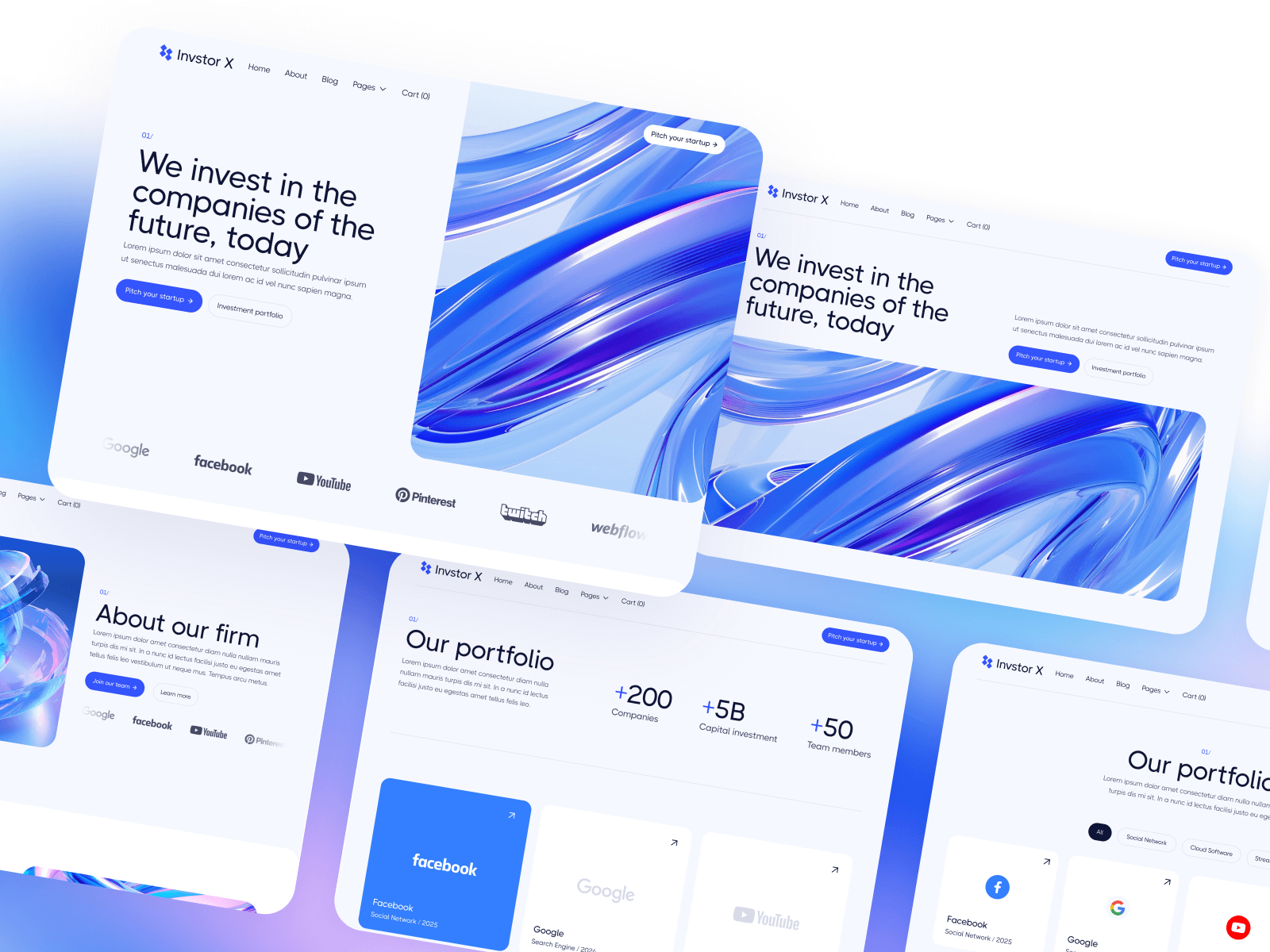 Invstor X - Investment HTML5 Responsive Website Template