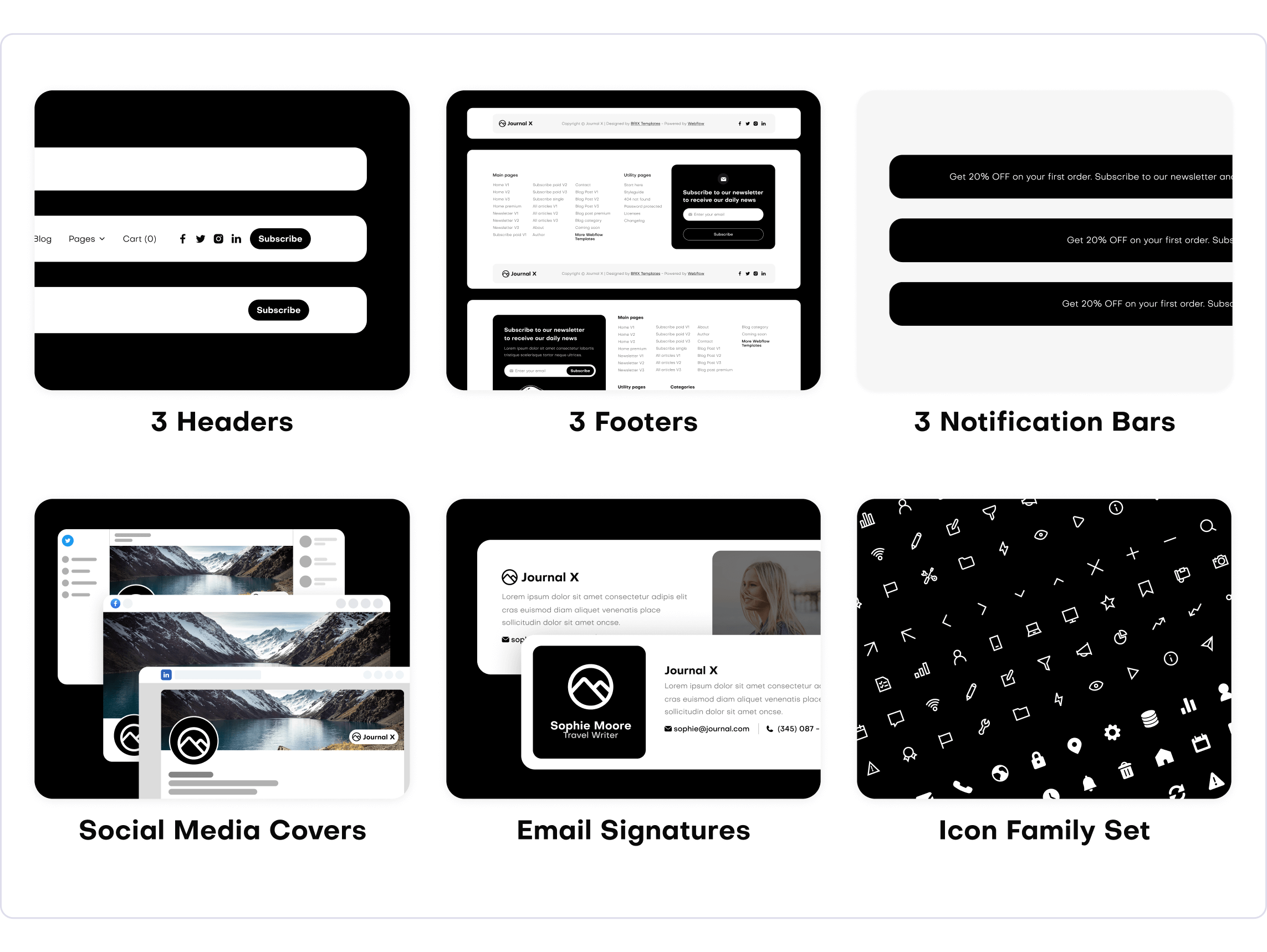 Journal X | Blog Webflow Template Benefits