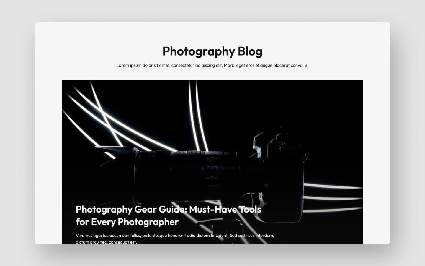 Alan Foto - Portfolio HTML5 Responsive Website Template