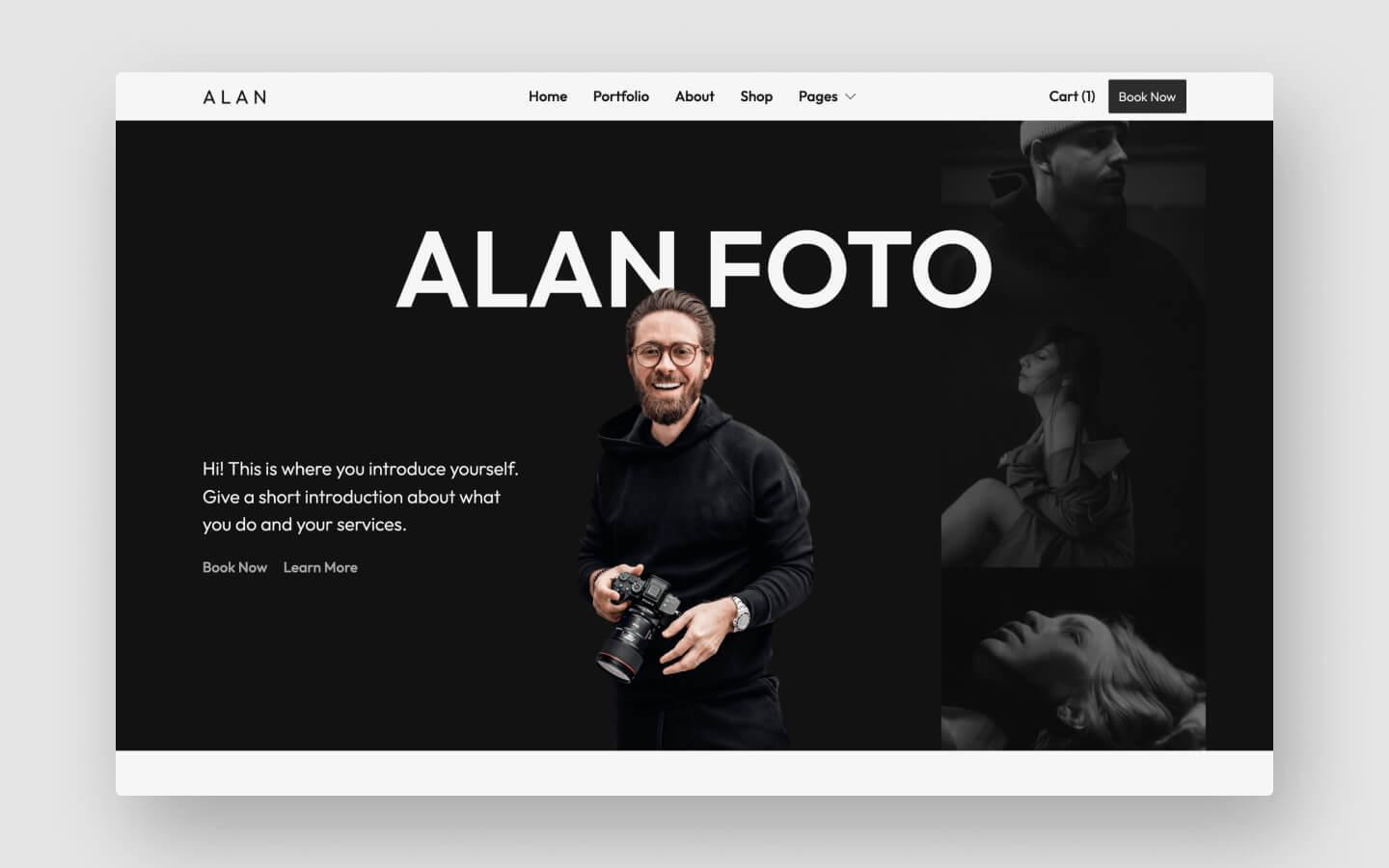 Alan Foto - Portfolio HTML5 Responsive Website Template