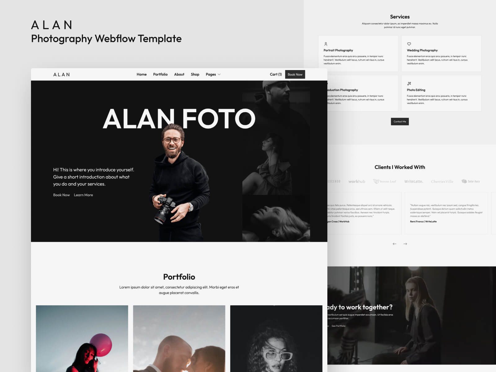 Alan Foto - Portfolio HTML5 Responsive Website Template